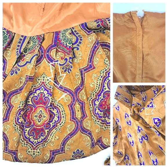 NWT Vintage Richard Warren 80's 100% Silk 2- Piece Dress with Jacket - Picture 16 of 16